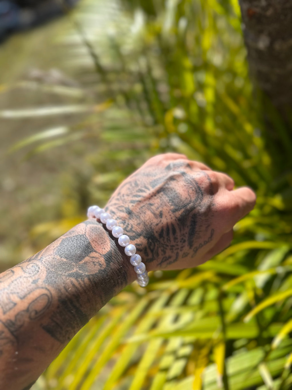 Pulseira Pérola Lisa Branca