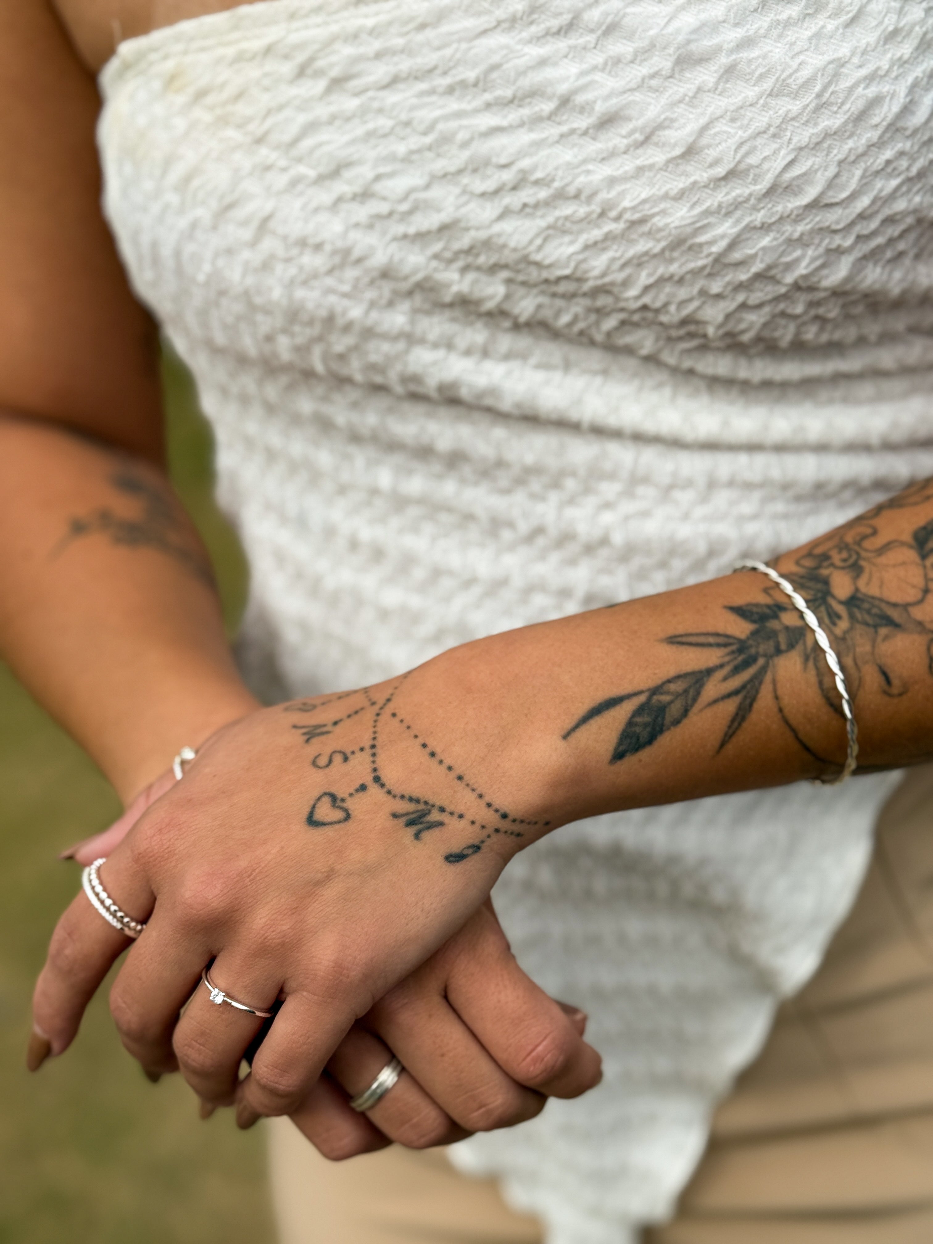 Anel Zirconia banhada Prata